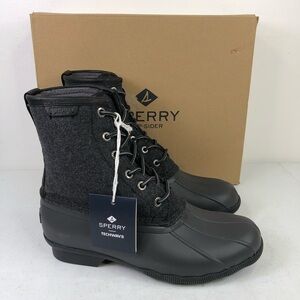 SPERRY Saltwater Wool Grey Duck Boots
